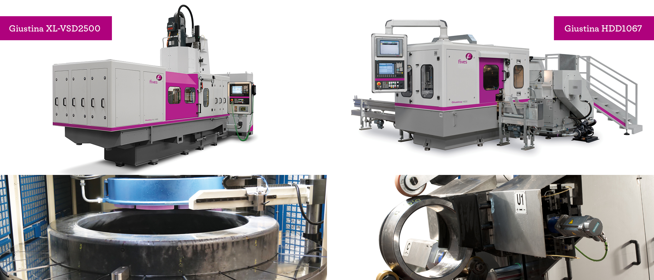 [Translate to Chinese:] Giustina XL-VSD and Giustina HDD Grinding Machines