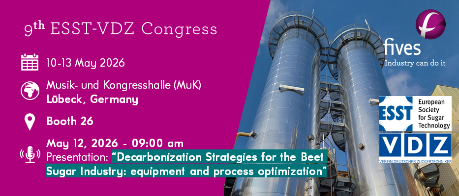 Fives FCB to exhibit and present at the 9th ESST-VDZ Congress in Germany