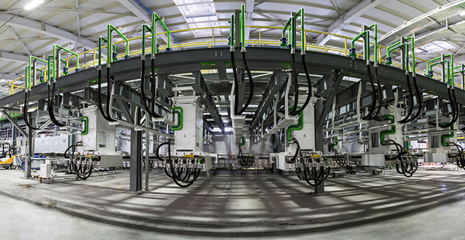 Float glass lines with key process equipment