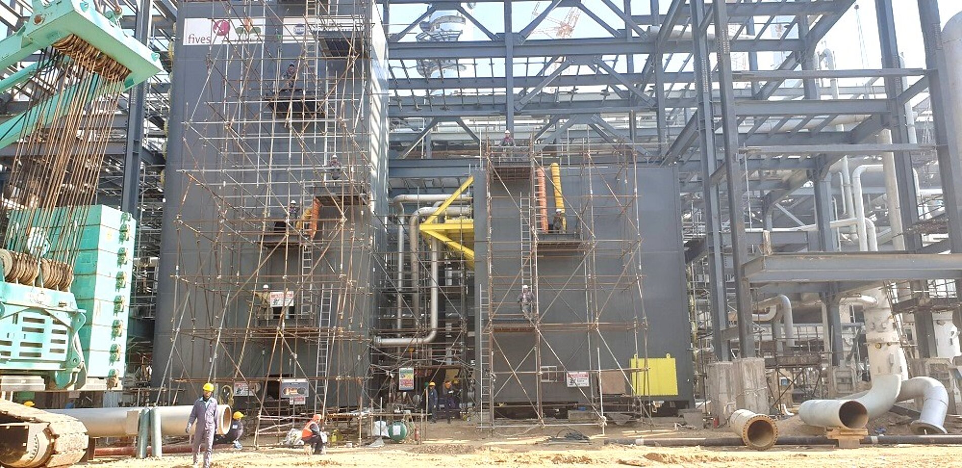 Fives completes an installation in the Bathinda petrochemical project