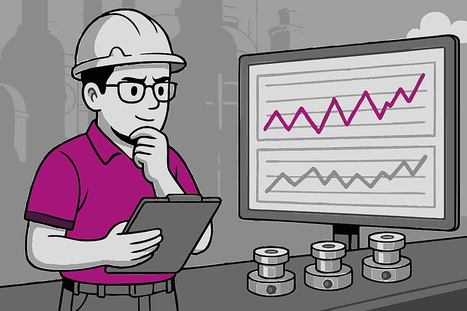 Use case illustrating the precise analysis of cycle, work, and motion times to identify slowdowns and optimize production