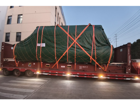 Cail & fletcher Continuous Vacuum Pans on their way to sea port