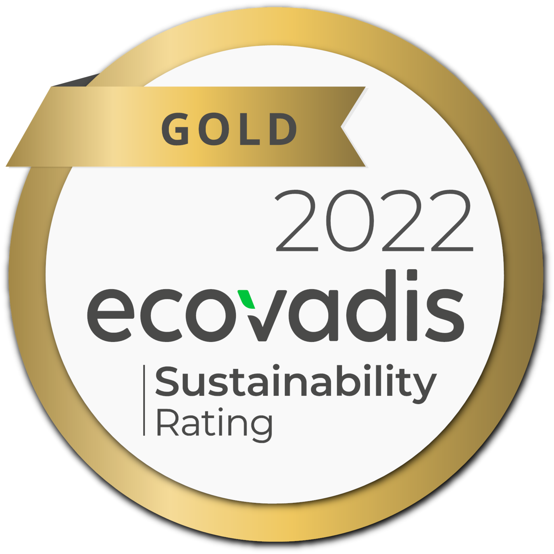 Fives group Gold 2022 Ecovadis Sustainability Rating