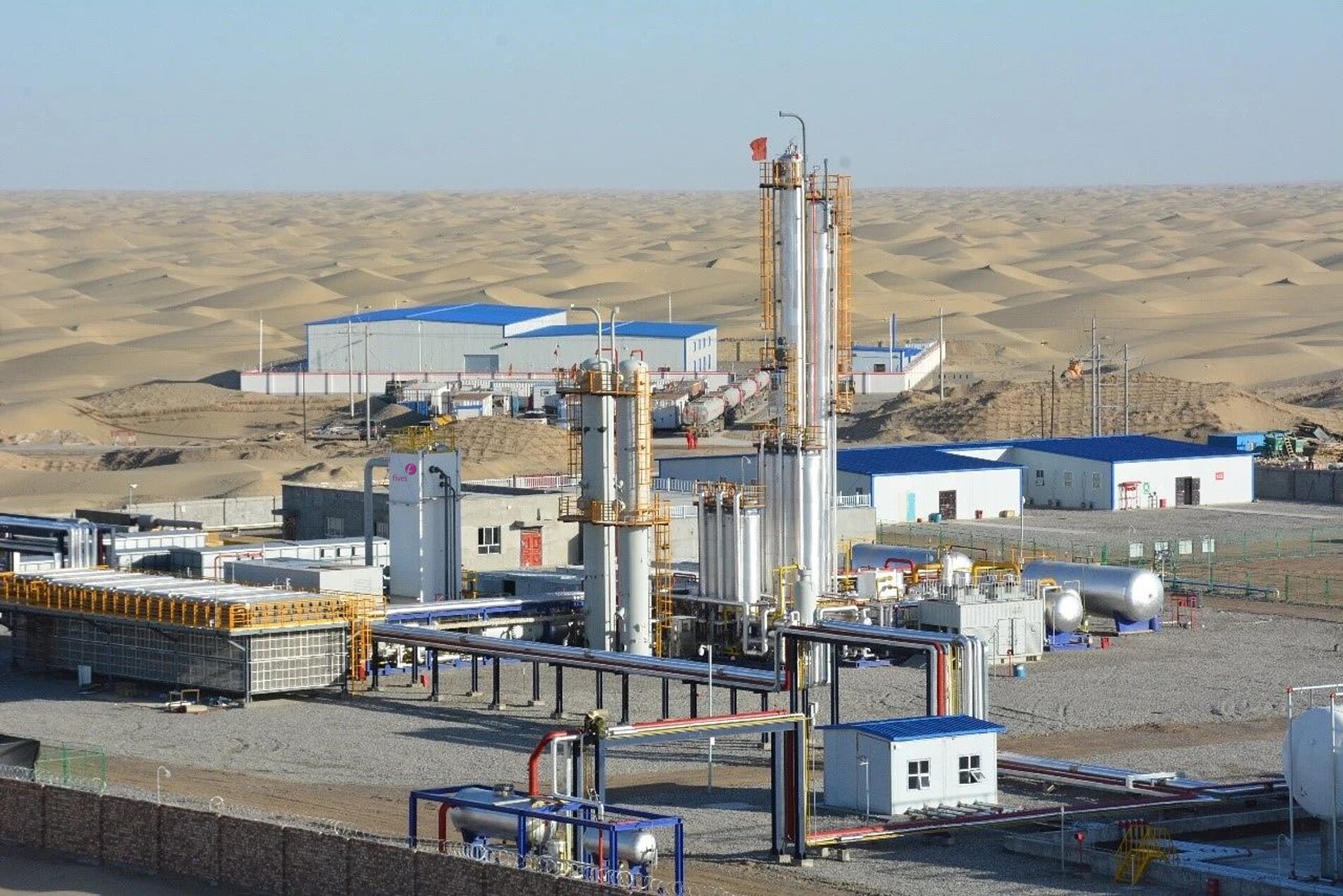 Fives cold boxes at the core of the largest LNG project in the Aksu Desert