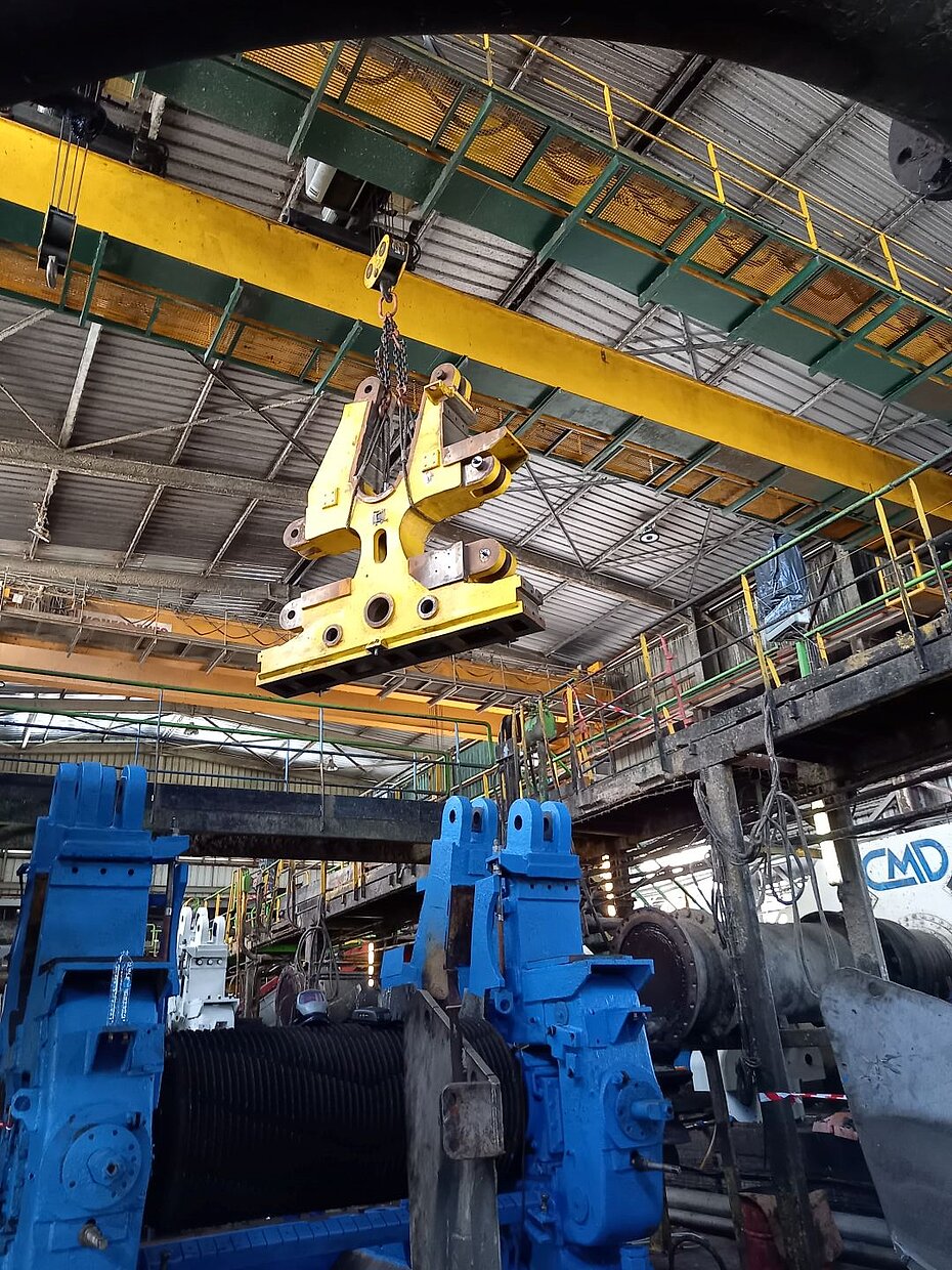 Rehabilitation of Cail & Fletcher inclined headstock mill