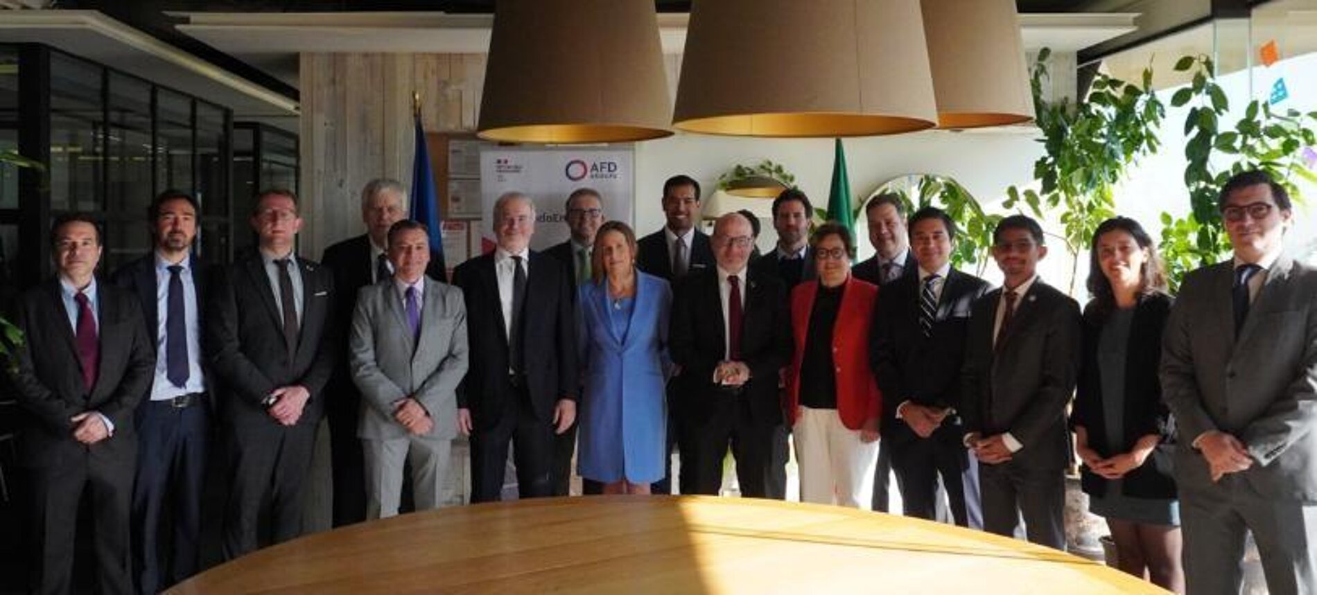 A group of French and Mexican business leaders gathered in Mexico City to sign significant agreements in the field of sustainability.