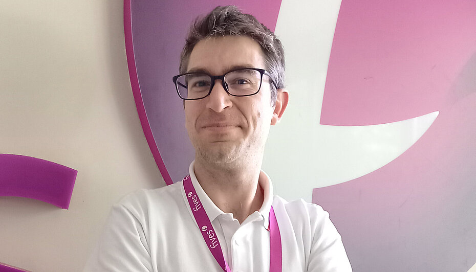 [Translate to Français:] Benjamin Le Moult, Sales Manager & Key Account Manager GeoPost at Fives Intralogistics SpA
