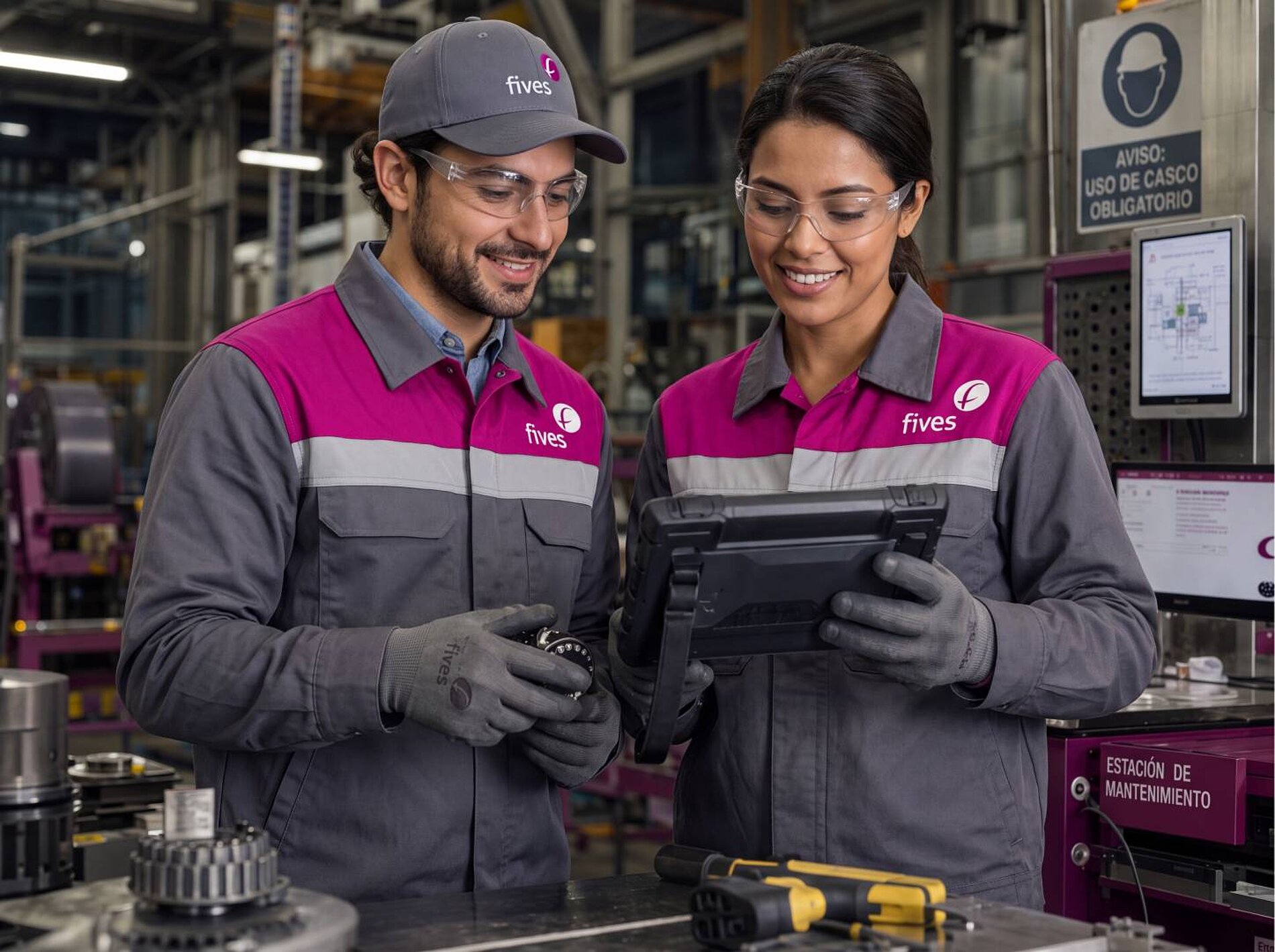 Two Fives workers in Mexico. Generated by AI.