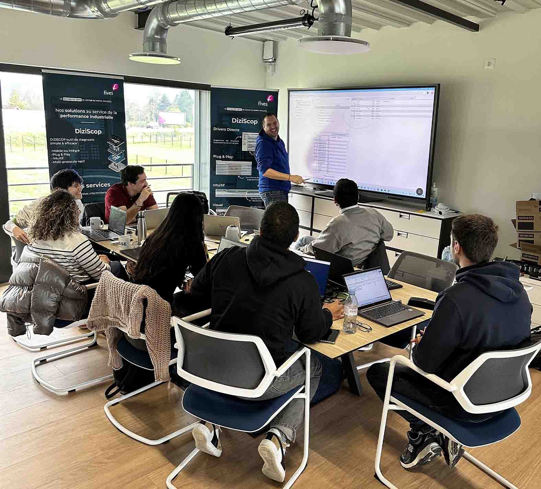 Training room at the Villemoirieu site
