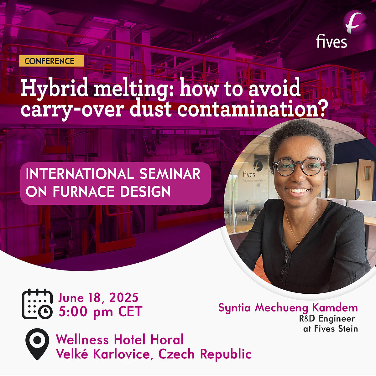 Tackling batch dust in hybrid furnaces at Furnace Design Seminar