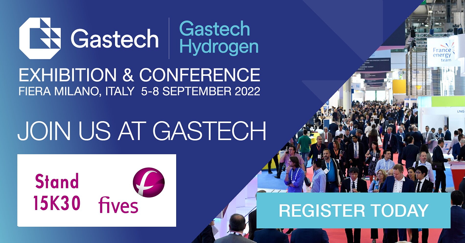 Fives is exhibiting at GASTECH in Milan, Italy