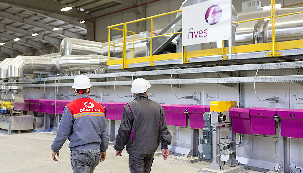 A float glass line from Fives for Düzce Cam