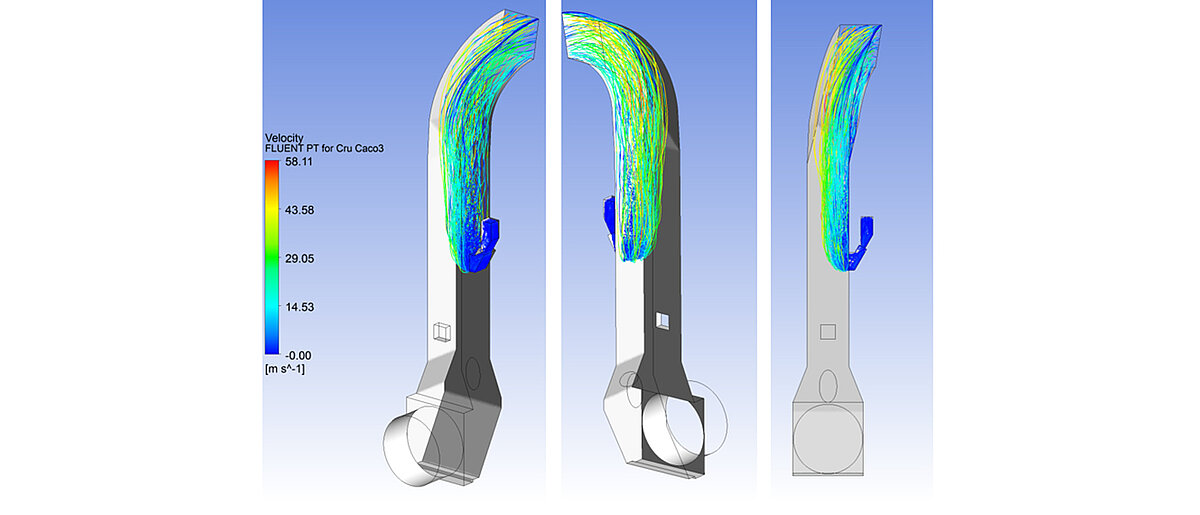 Complete CFD study of a suspension preheater’s riser duct