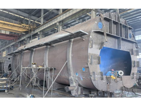 Cail & Fletcher Continuous Vacuum Pans in the process of manufacture