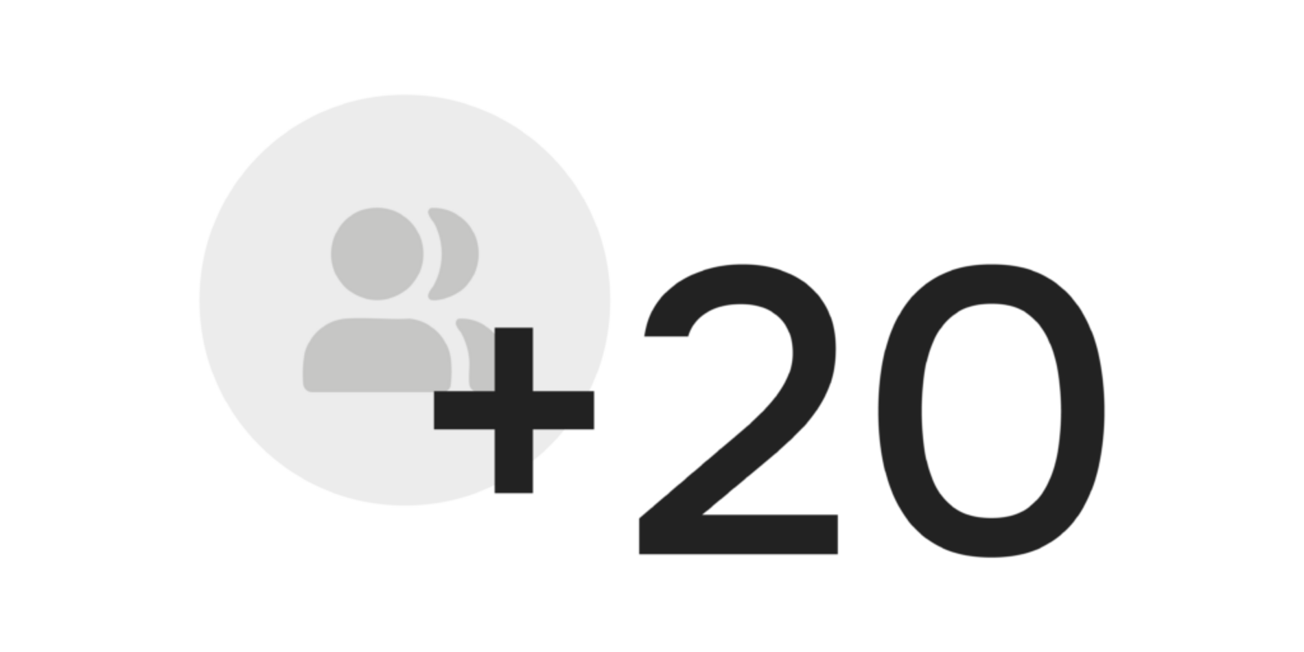 More than 20