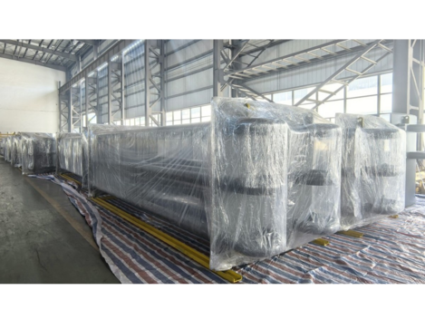 Cail & Fletcher Vertical Crystallizer in sections packed before dispatch