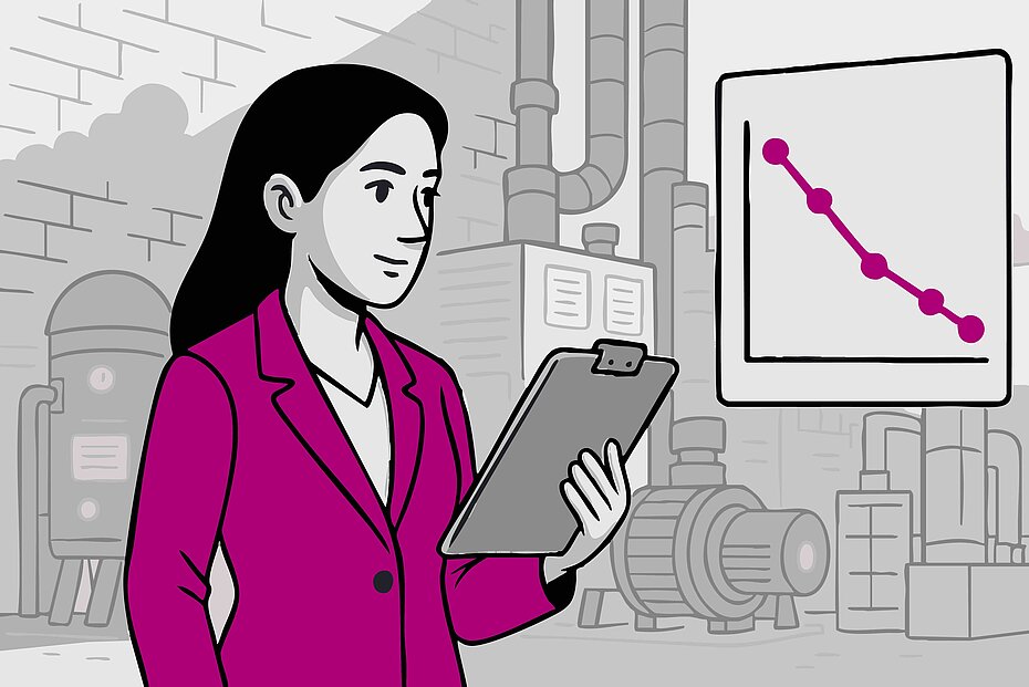 Visualization of machine axis operating data with CortX Alchemy, enabling correlation between mechanical wear, quality issues, and maintenance needs.