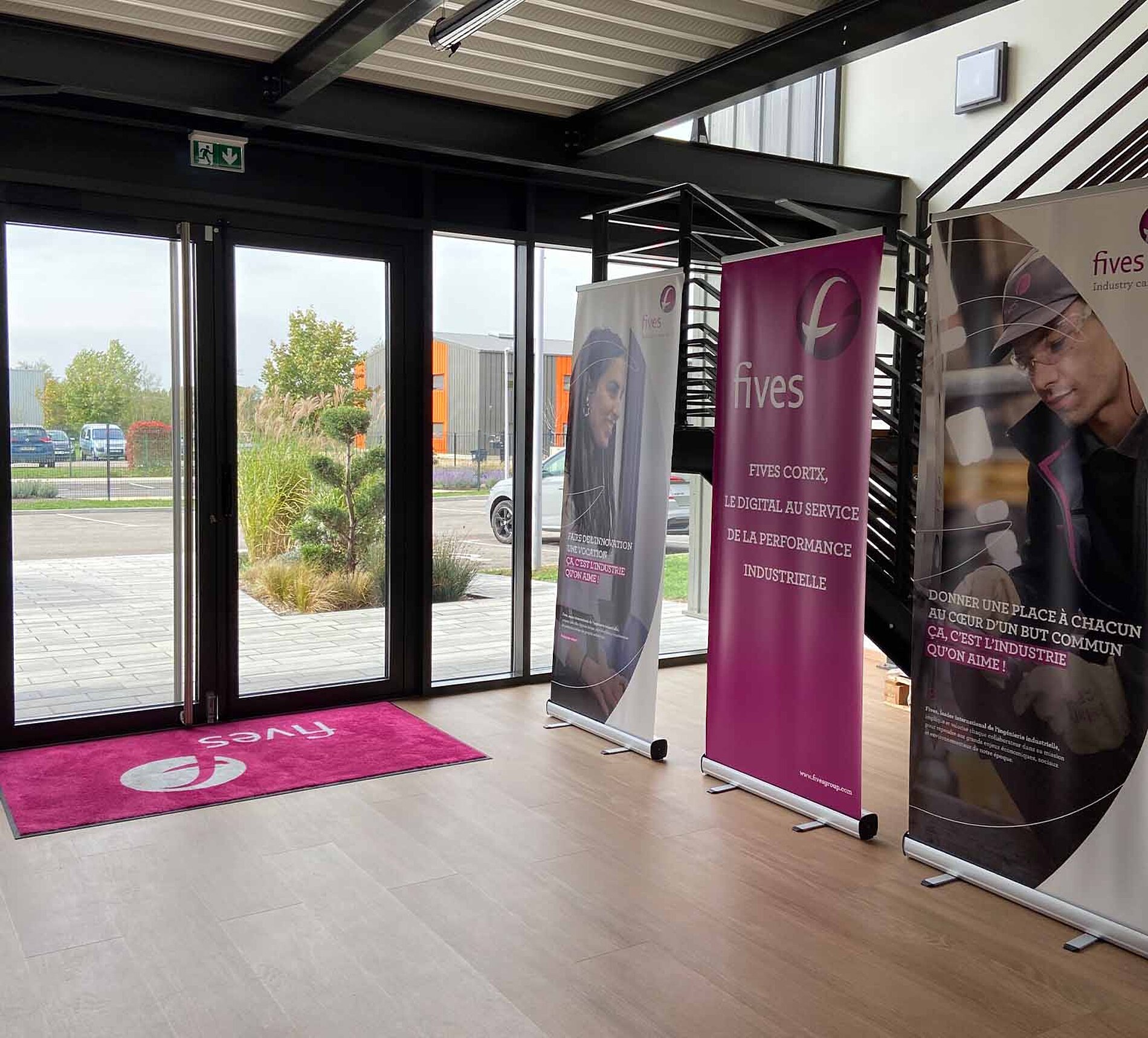 Hall d'entrée du centre de formation dans nos locaux à Villemoirieu
