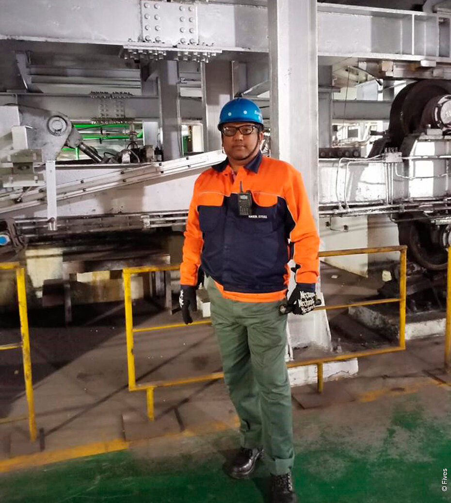 Fives' repair at Tata's Wire Rod Mill