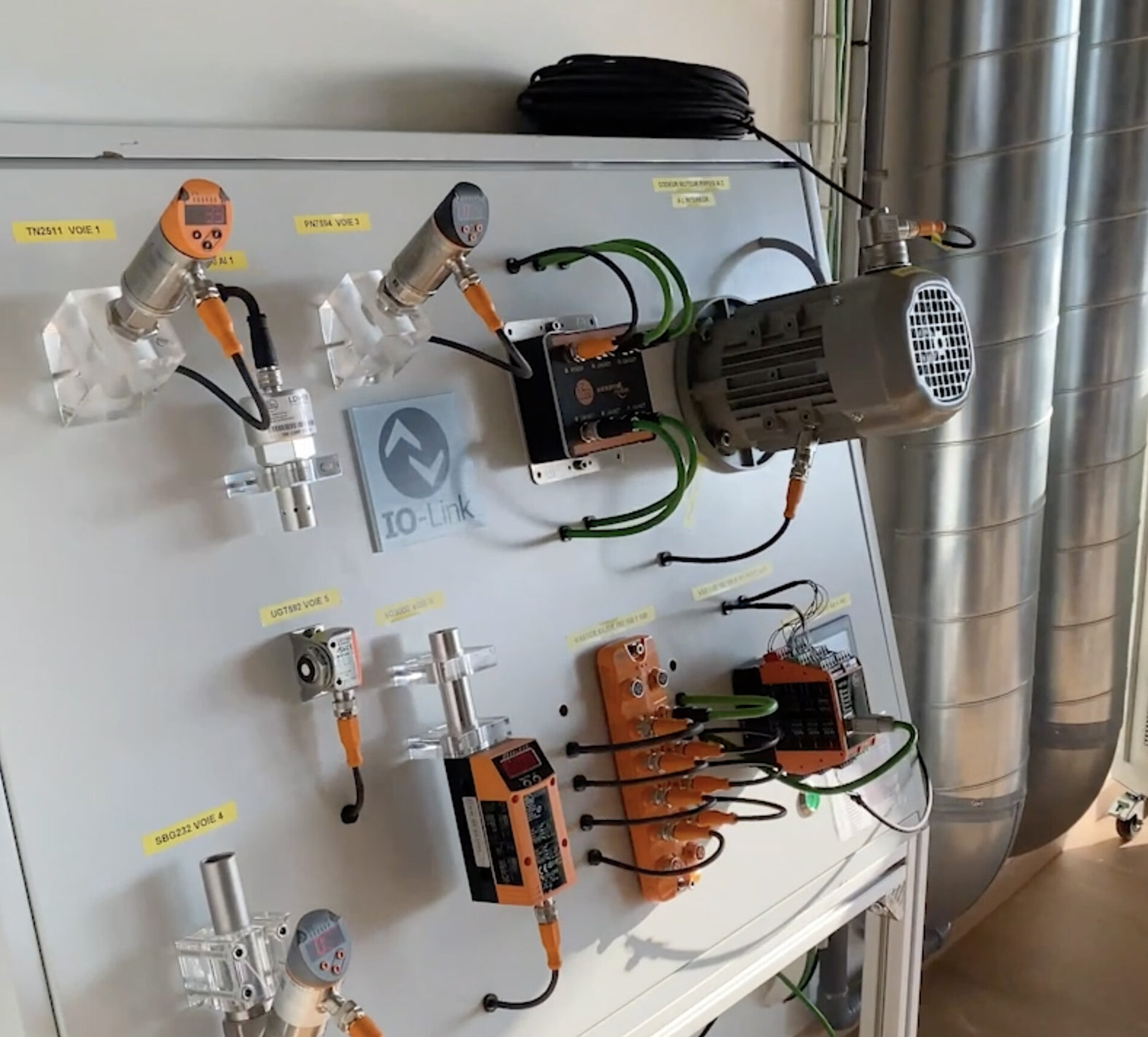 Various sensors present in our training room